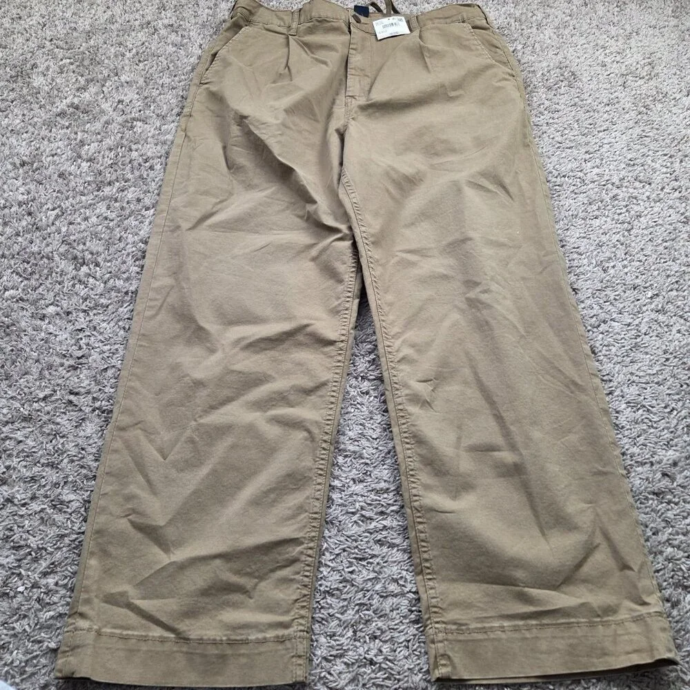 American Eagle Pants Mens 36x29 Tag 36x32 Beige Loose Easy Baggy Tags READ